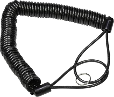 Stahlex Staalkabel met lussen - 5 meter x 4 millimeter - geplastificeerd - kabelslot - terraskabel