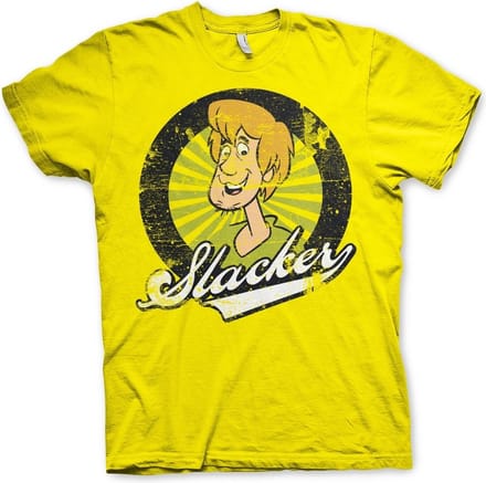 Scooby Doo Shaggy The Slacker T-shirt geel