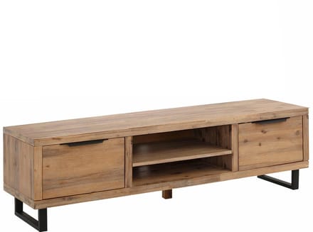Viby-Lowboard - 2-deurs 2-planken - Natuur