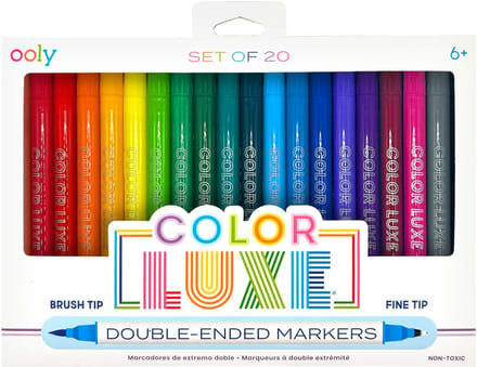 Ooly - Color Luxe - Dubbelzijdige stiften - 20 Stuks