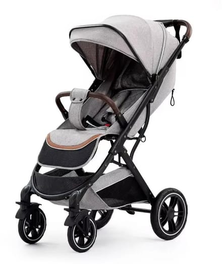 M-Goods - Kinderwagen Opvouwbaar - Compacte Buggy - Lichtgewicht Wandelwagen - Verstelbare Rugleuning