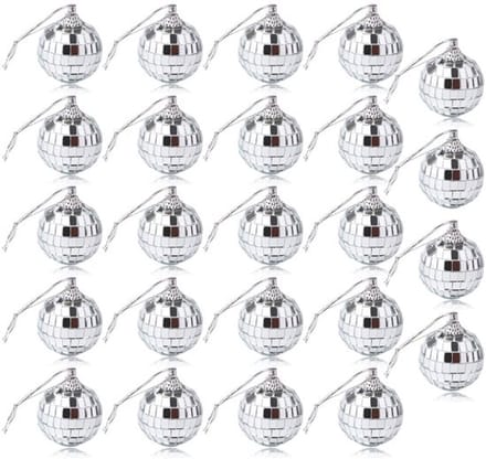Dailygoody - Kersthangers - mini-discoballen - feestdecoratie - 3 cm