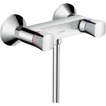hansgrohe Logis tweegreeps douchemengkraan opbouw - 15 cm hartafstand - chroom