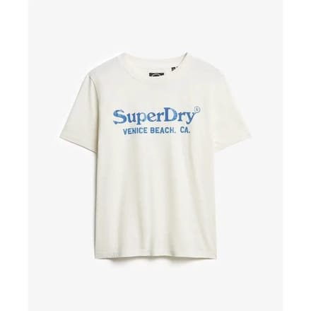 Superdry VENUE METALLIC RELAXED TEE Dames T-shirt