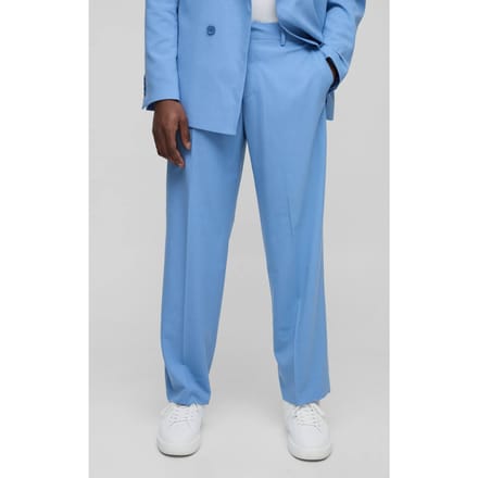 Pakbroek in relaxed fit met vaste tailleband | Light Blue | Size 32