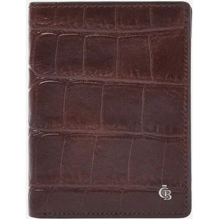 Castelijn en Beerens billfold croco mocca