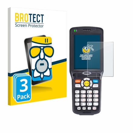 BROTECT - Screenprotector voor Unitech HT510A - Folie Beschermfolie Beschermglas matte 3 Stuks