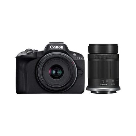 Canon EOS R50 - Systeemcamera + RF-S 18-45 mm IS STM + RF-S 55-210 mm lens