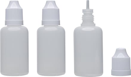 Model Craft Hobbyverf - POL1030/3 Empty Dropper Bottles - 30ml 3x Verf flesje - 3 ml