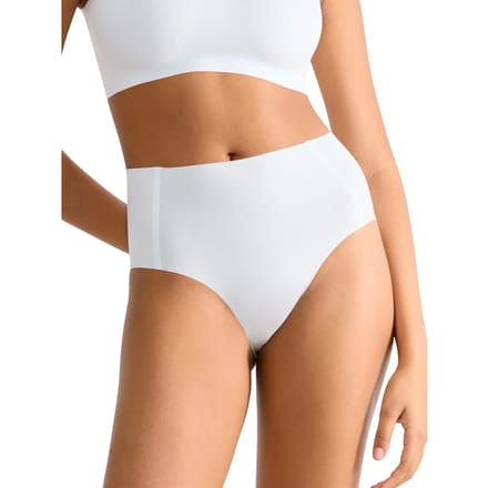 sloggi ZERO Feel 2.0 High waist Dames Onderbroek - SILK WHITE - Maat XXL