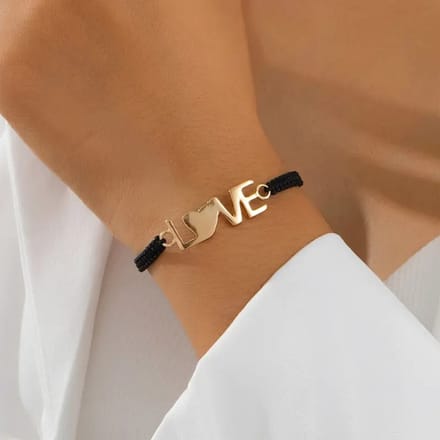 Nivard Armband - Staal - Nep Zilver - Dames - Love