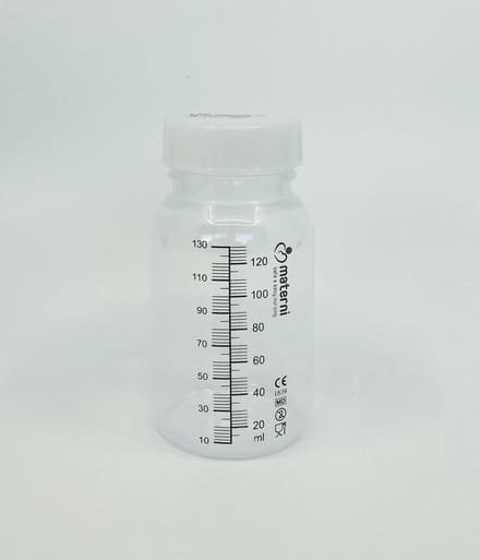 Materni Moedermelk Bewaarfles - 120 ml met dop borstvoeding - 10 stuks