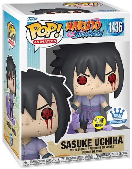 Funko Pop! Animation: Naruto - Sasuke Ichiha Amaterasu #1436 GITD Special Edition