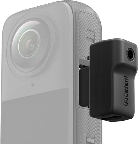 Microfoon Adapter - Audio Adapter - Professionele Audio - Onzichtbaar bij 360° - 15 x 26 x 31 mm - Zwart