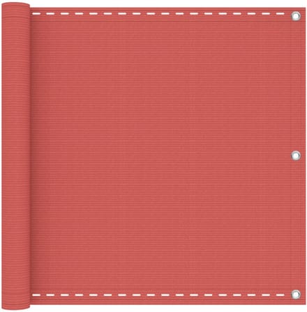 vidaXL - Balkonscherm - Rechthoekig - 75 - x - 700 - cm - HDPE - en - Aluminium