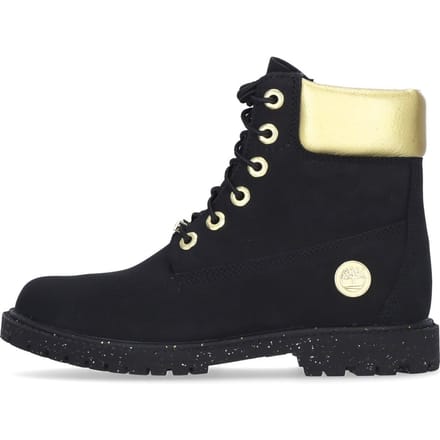 Zwarte hoge laars met Heritage Boot Cupsole van 15 cm voor dames