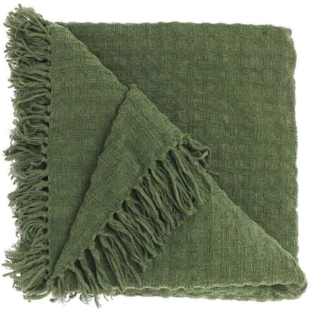 Unique Living - Plaid Verlin Winter Green -130x180cm