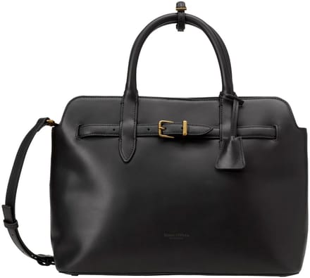 Marc O'Polo handtas schoudertas Gigi Shopper Black zwart
