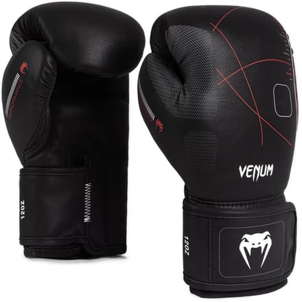 Venum Tactical XT Bokshandschoenen Zwart Vuurrood - 14 OZ
