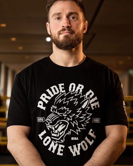 PRIDE or Die T-Shirt LONE WOLF Zwart - M