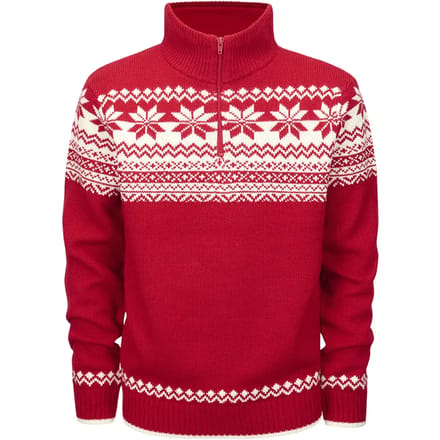 Urban Classics Sweater/trui -5XL- Troyer Norweger Rood