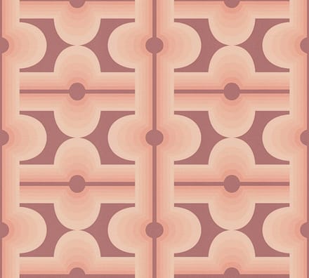 RETRO BEHANG | Grafisch - rood oranje - A.S. Création Retro Chic