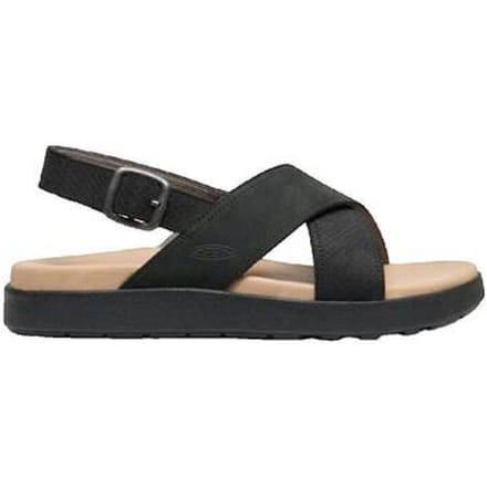 Platte sandalen Keen Sandale Elle Luxe en cuir noir