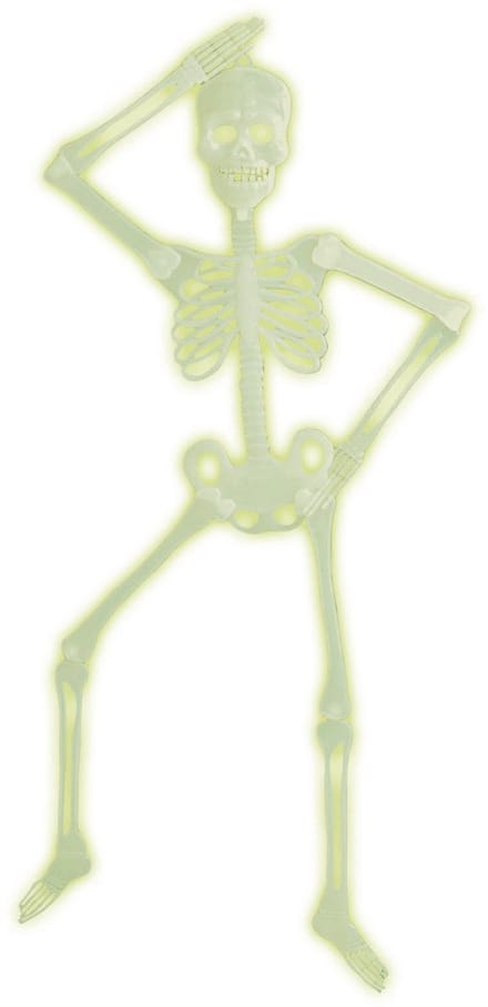 WIDMANN - Fosforescerende skeletten versiering Halloween