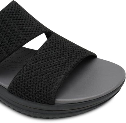 Jana Dames Slipper - 27270-001 Zwart - Wijdte H - Maat 42