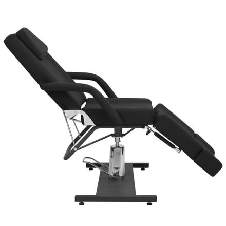 vidaXL - Behandelstoel - 180x62x78 - cm - kunstleer - zwart