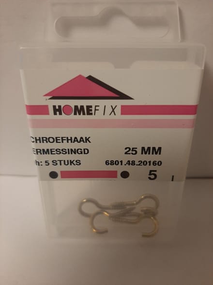 Homefix Schroefhaak 25mm