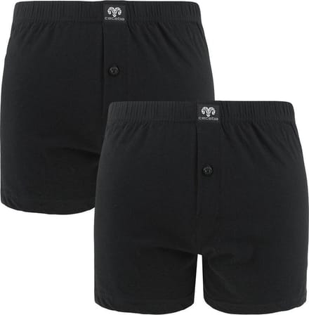 CECEBA Daytona 2-pack Heren Boxershorts wijd - Zwart