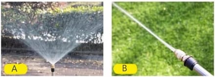 Vernevelingssproeier - Verstelbare sproeikop - Gazon bewatering - 360 graden sproeiing - DN15