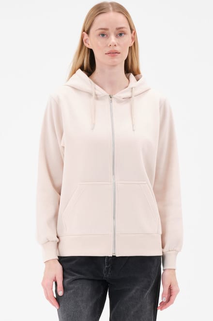 Smith & Solo vest met rits dames - sweatwest met capuchon - hoodie - Roze S