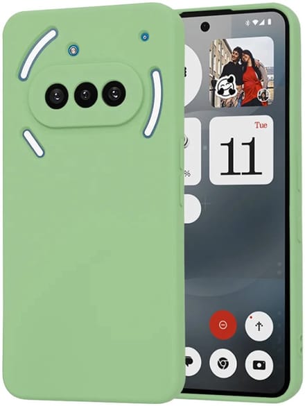 Hoesje geschikt voor Nothing Phone (3a) - Techsuit Soft Flex Silicone Back Cover - Mint Green
