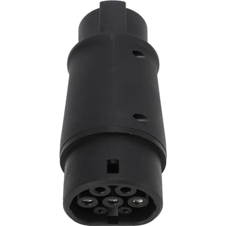EV Oplaadconnector Elektrische Voertuigen Oplaadadapter Type 1 naar Type 2 IP54 Bescherming 16A32A black