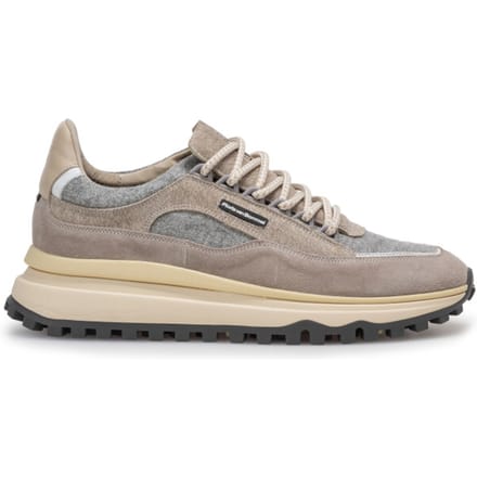 Floris Van Bommel Sfm-10248 De Gripper Sneakers - Suède - Heren - Beige - Maat 42⅔