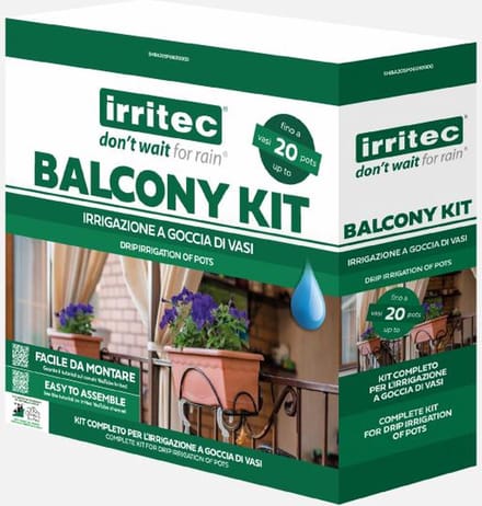 Irritec irrigatie set compleet - balkon - micro irrigatie - 20 druppelaars