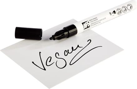 Krijtmarker - Set van 2 - Zwart