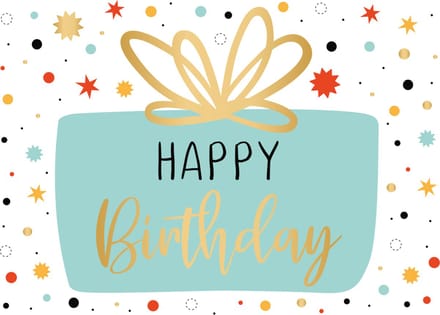 Kaart - Daisy - Happy Birthday - Met Envelop - Per Stuk