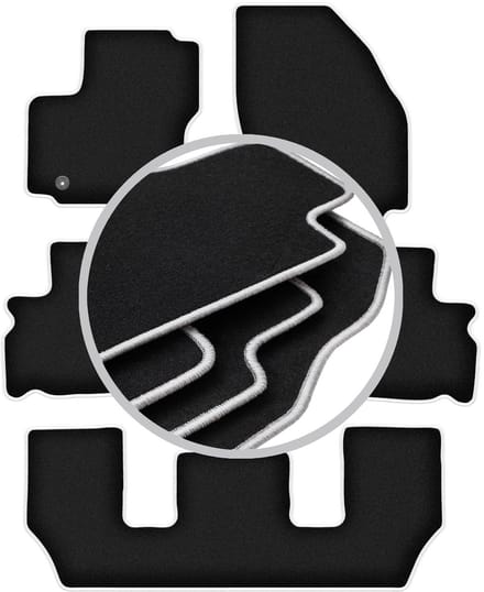 CARLUX-SILVER automatten voor: Ford Galaxy MK2 7-zitter (2006-2011)