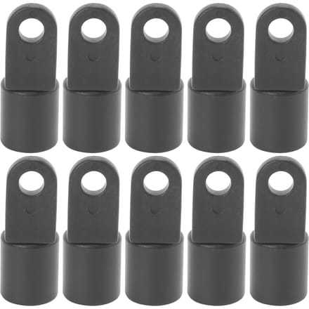 10 stuks verpakking Kajak Kano Bungee Schokkoord Haak Bungee Eindkap Haakjes met Lipjes voor Kajaks gray