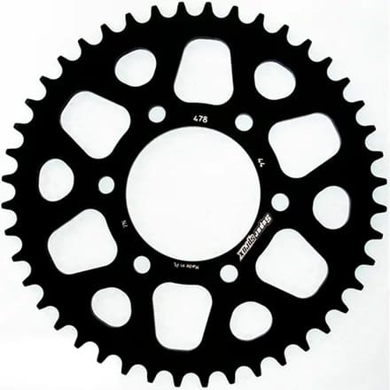 Aluminium motorfiets tandwieltje Supersprox RAL-478:44