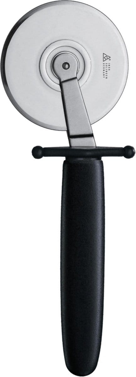 Triangle Professionele Pizzasnijder 7cm – Ergonomisch Zwart Heft – Vaatwasserbestendig