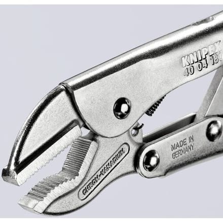 Knipex 40 04 180 Griptang Recht met uitsparing voor prisma 0 - 35 mm 180 mm