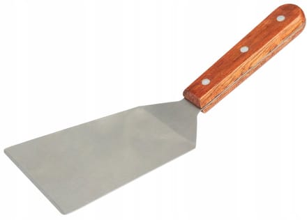 Orion Keuken spatel RVS met houten handvat - 27 cm
