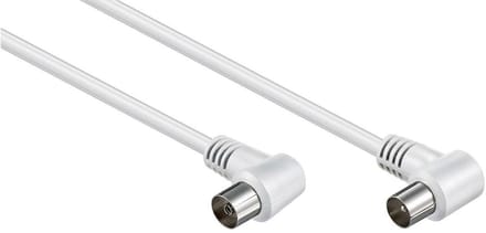 Pro Antenna cable angled 1x90° (IEC female/male) 80 dB - 1.5m