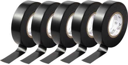 3M 160 Isolatietape Zwart (l x b) 20 m x 18 mm 5 stuk(s)