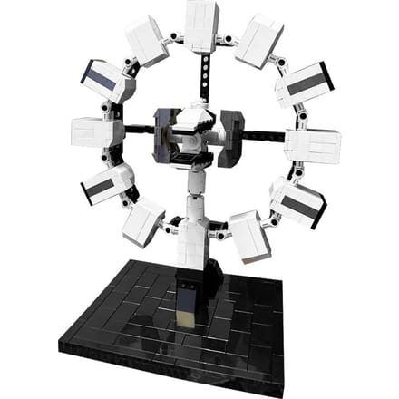 Gobricks Moc Endurance van Interstellar Blocks Kits Bouwstenen ZELF BOUWEN Educatief Speelgoed Ideaal Voor Kinderen Verjaardagscadeau white