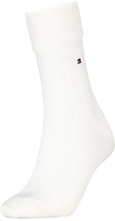Damessokken met kabelpatroon - Off White - 35-38